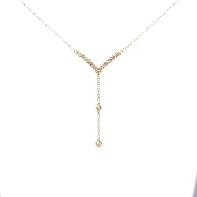 18KY Diamond Fashion Necklace