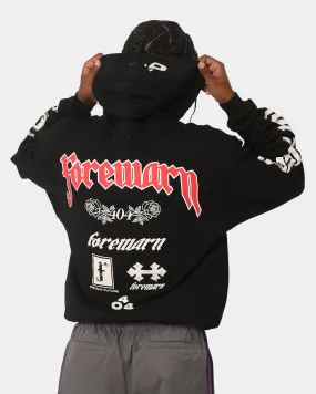 Premium Black Forewarn 404 Hoodie for Casual Wear