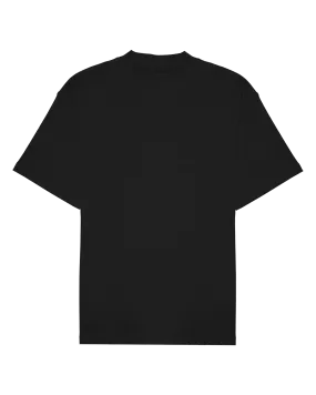 ASHLUXE Logo Blank High neck T-shirt Black