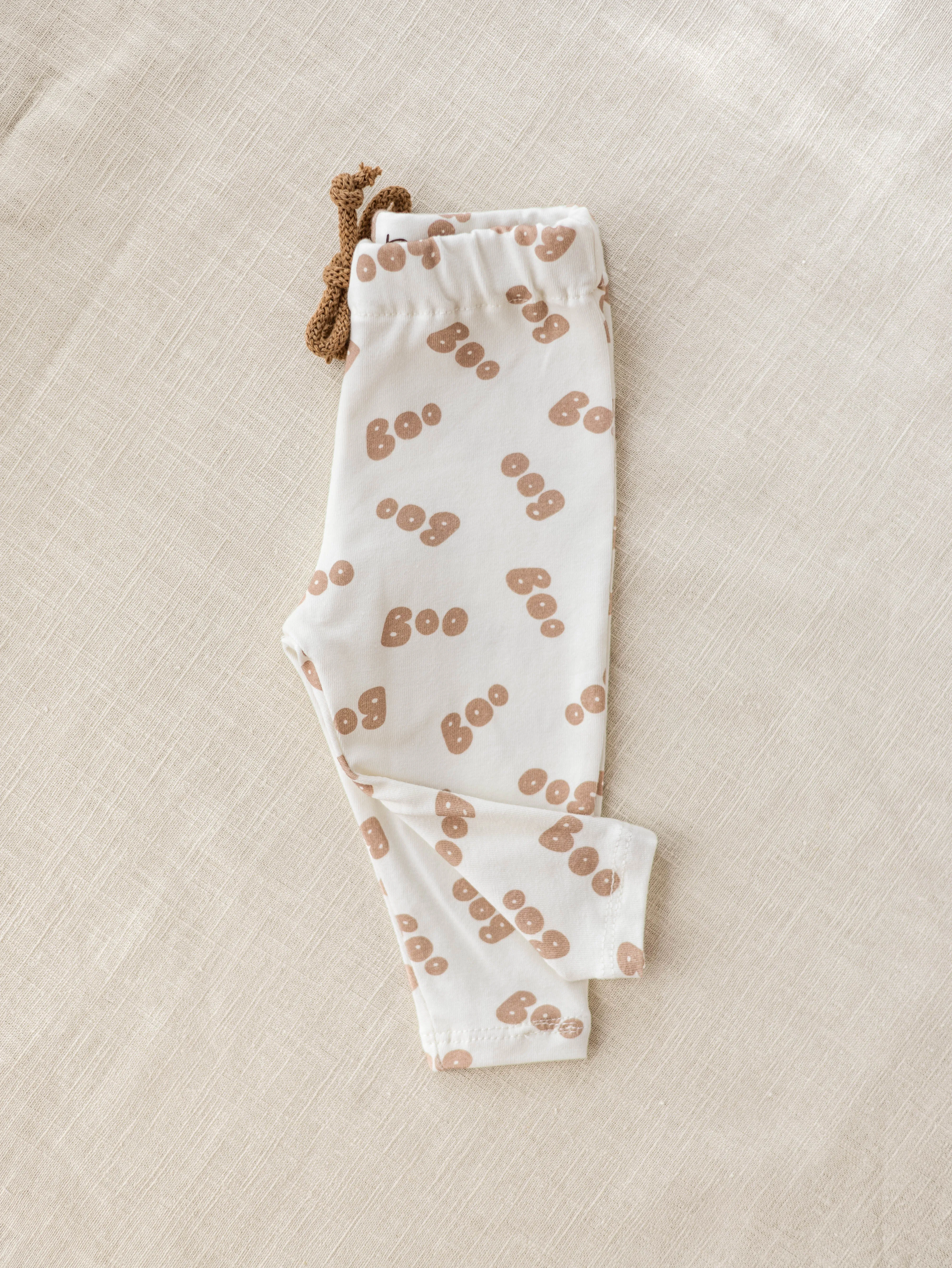 Baby leggings / boo - cookie