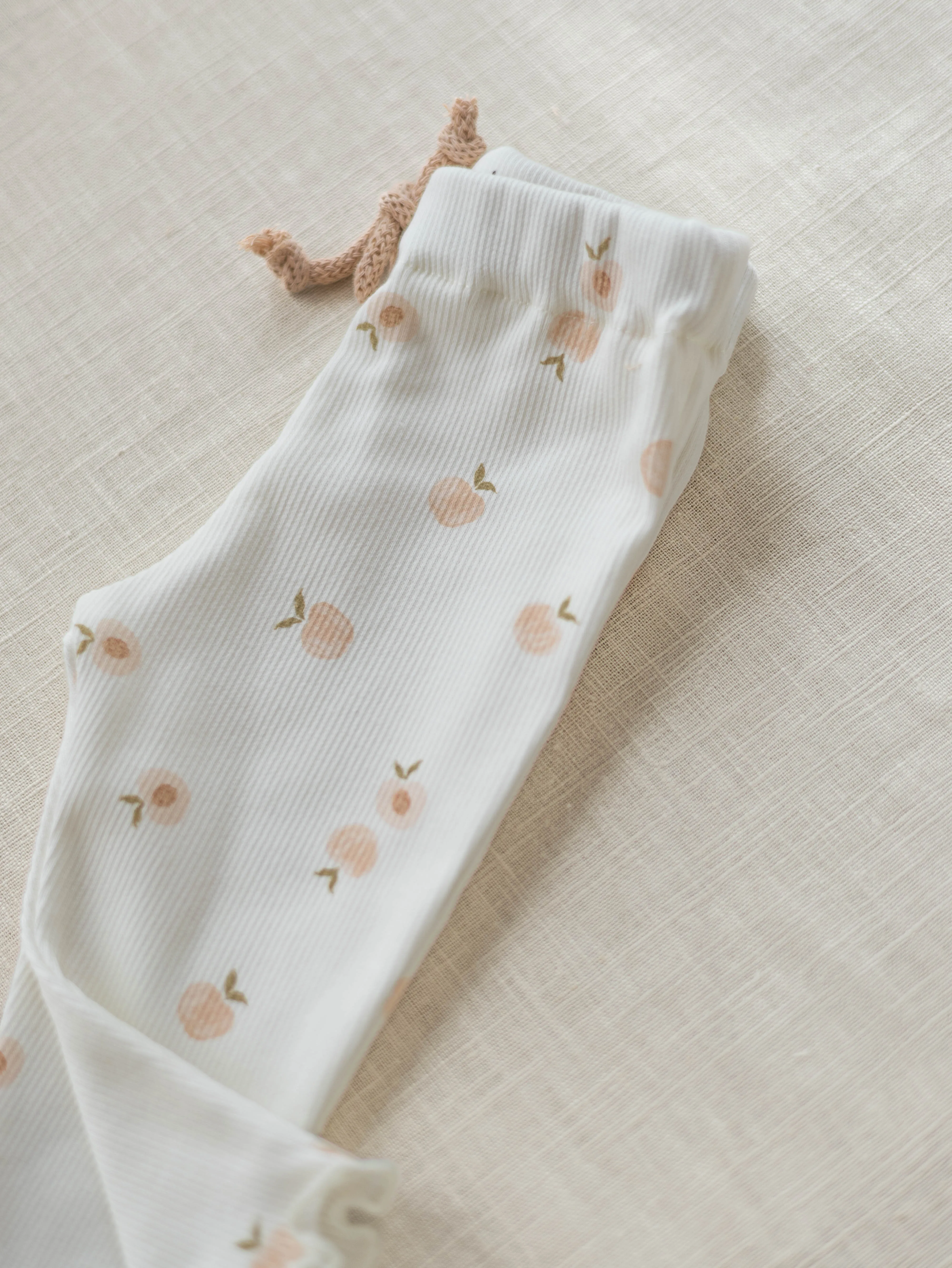 Baby leggings / Sweet peaches