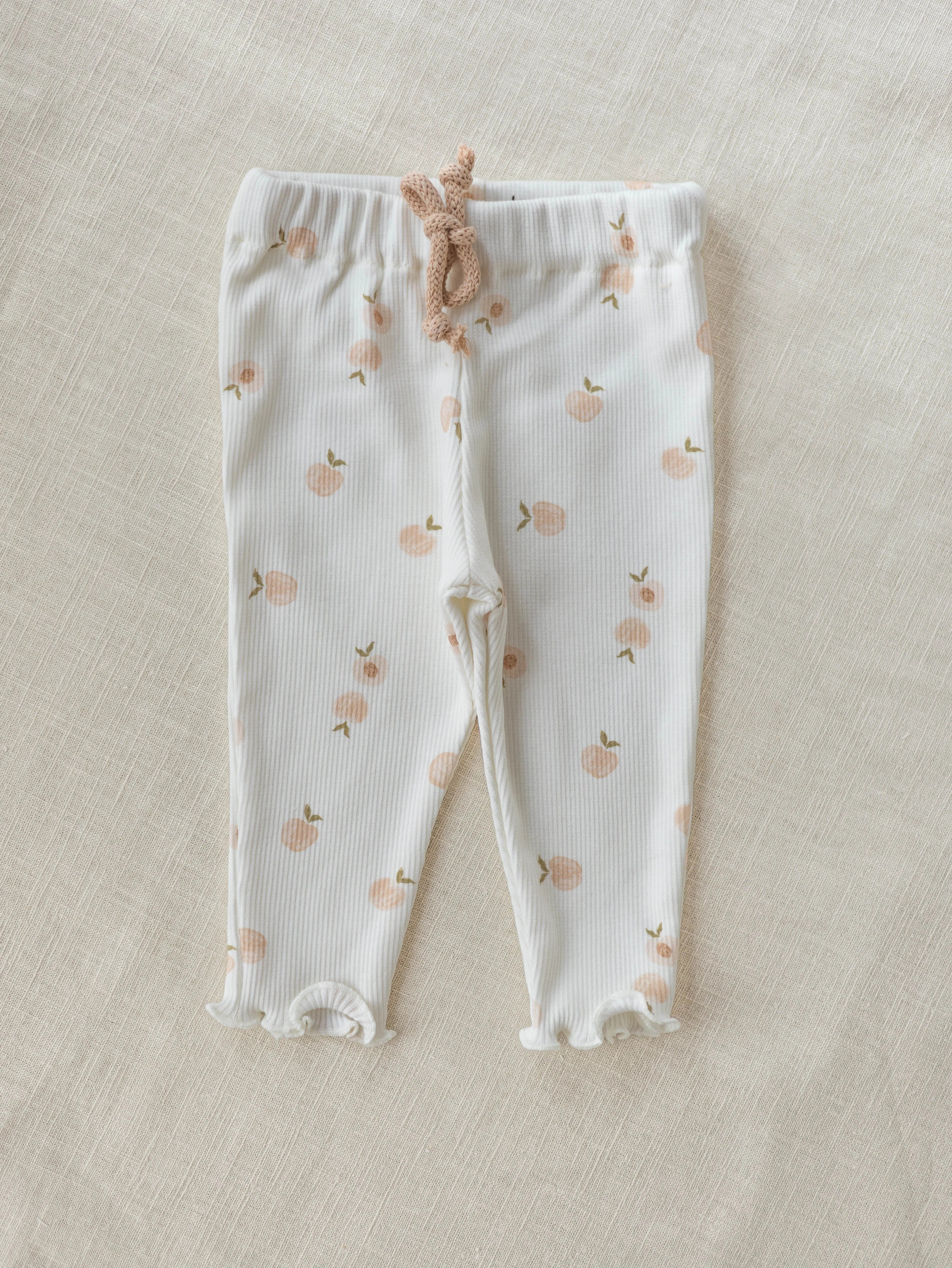 Baby leggings / Sweet peaches