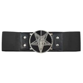 Baphomet Elastic Waist Fashion Belt