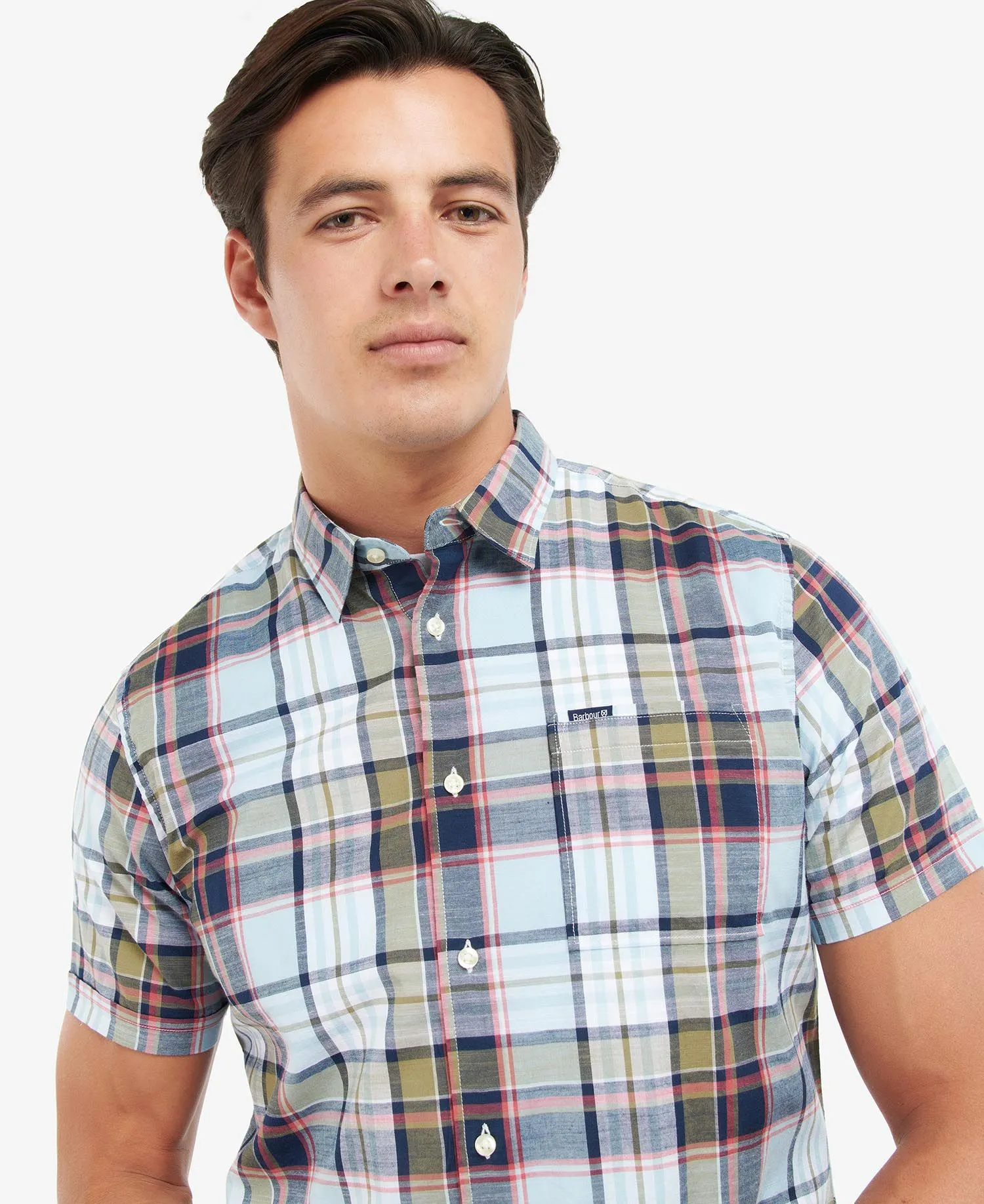 Barbour Mens Bruno Madras Check Shirt - Short Sleeved