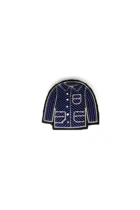 Blue Coat Brooch