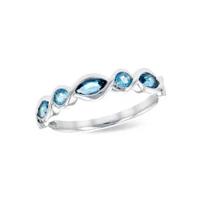 Blue Topaz Fashion Ring