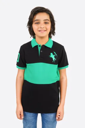 Boy's Short Sleeves Fashion Polo