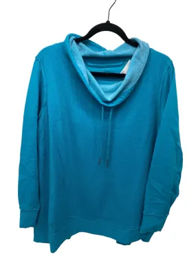 Calvin Klein Women Size 1X Aqua CD Athleisure Hoodie