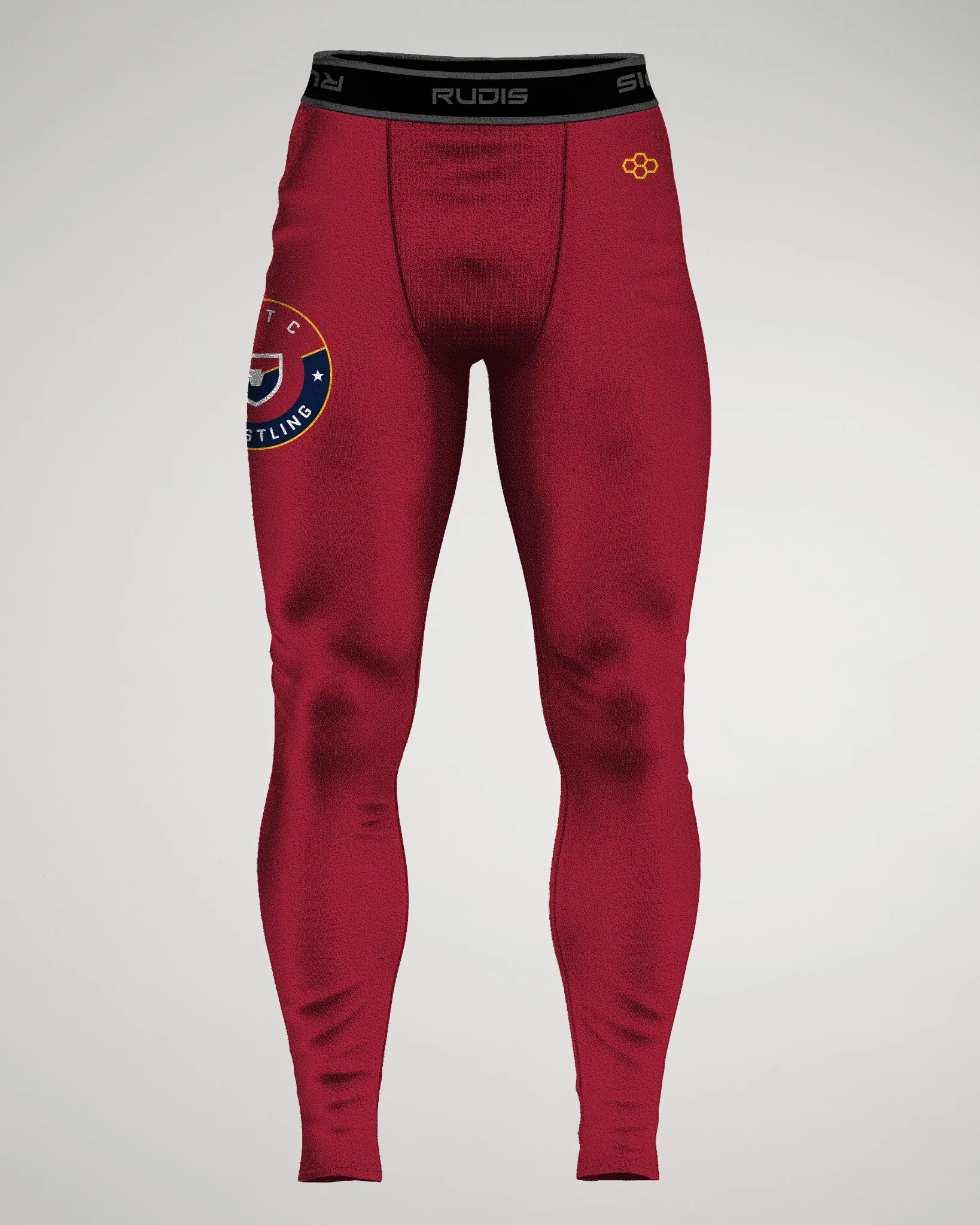 Compression Pants-Unisex--PRTC-red