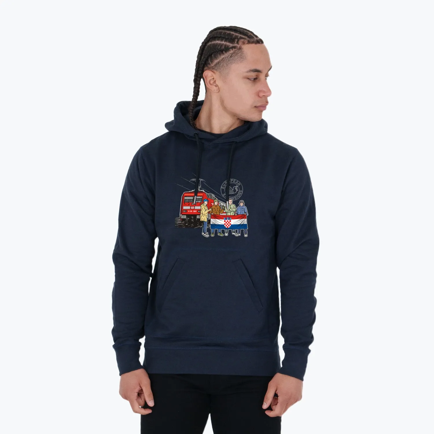 Croatia Excursions Hoodie Navy