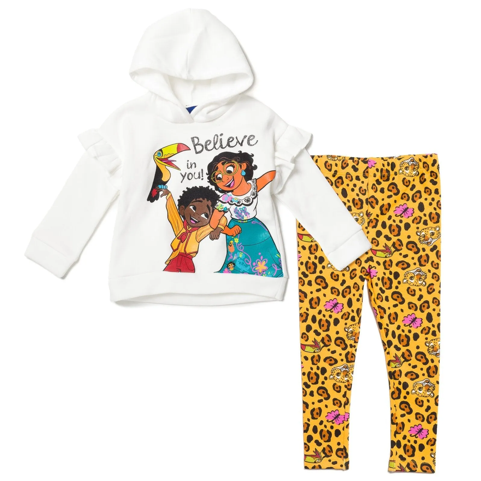 Disney Encanto Mirabel Pullover Fleece Hoodie and Leggings Outfit Set