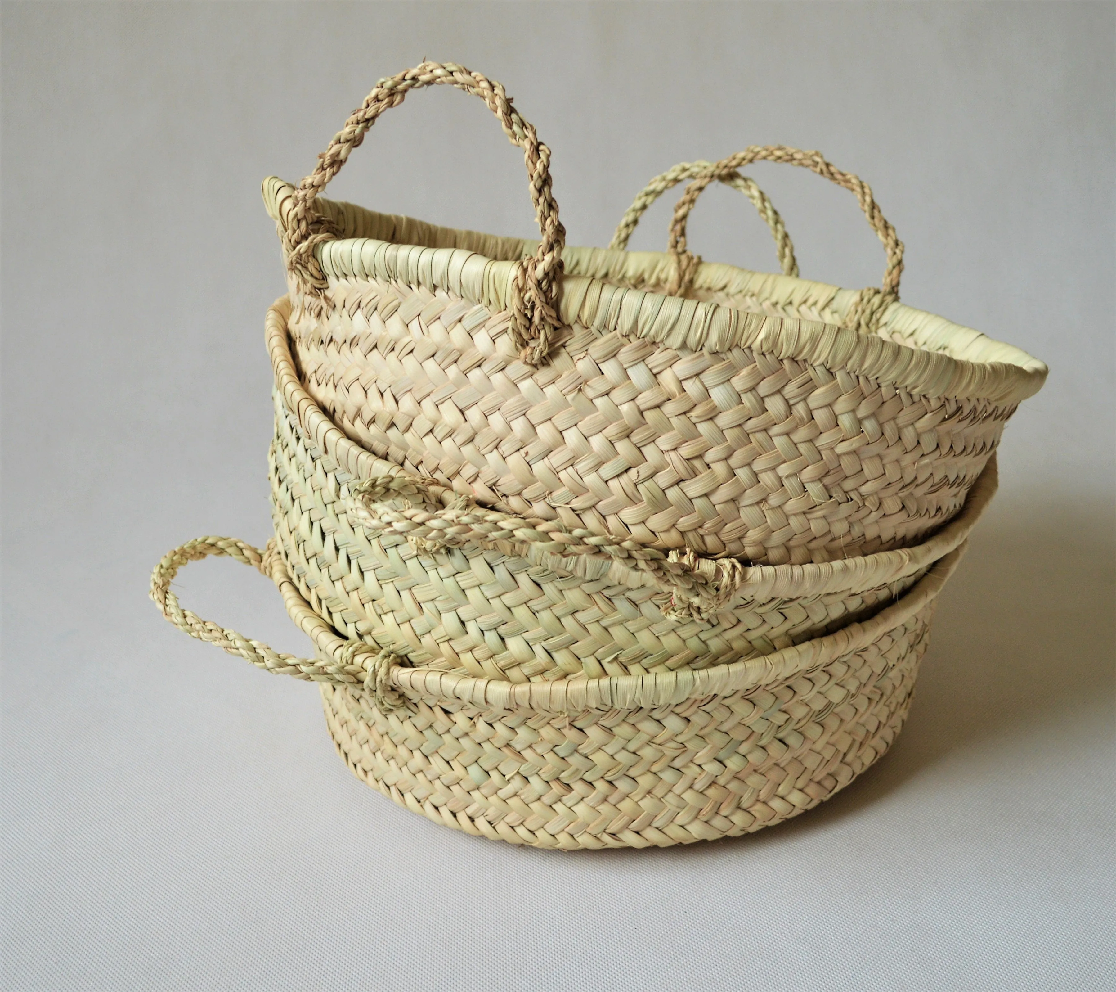 Egyptian Braided round basket for bread & Versatile