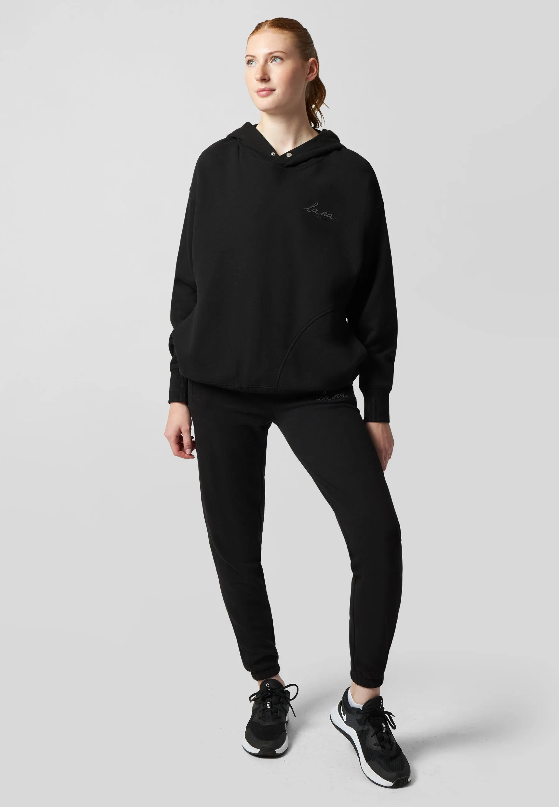 Essential Oversized Hoodie - Black