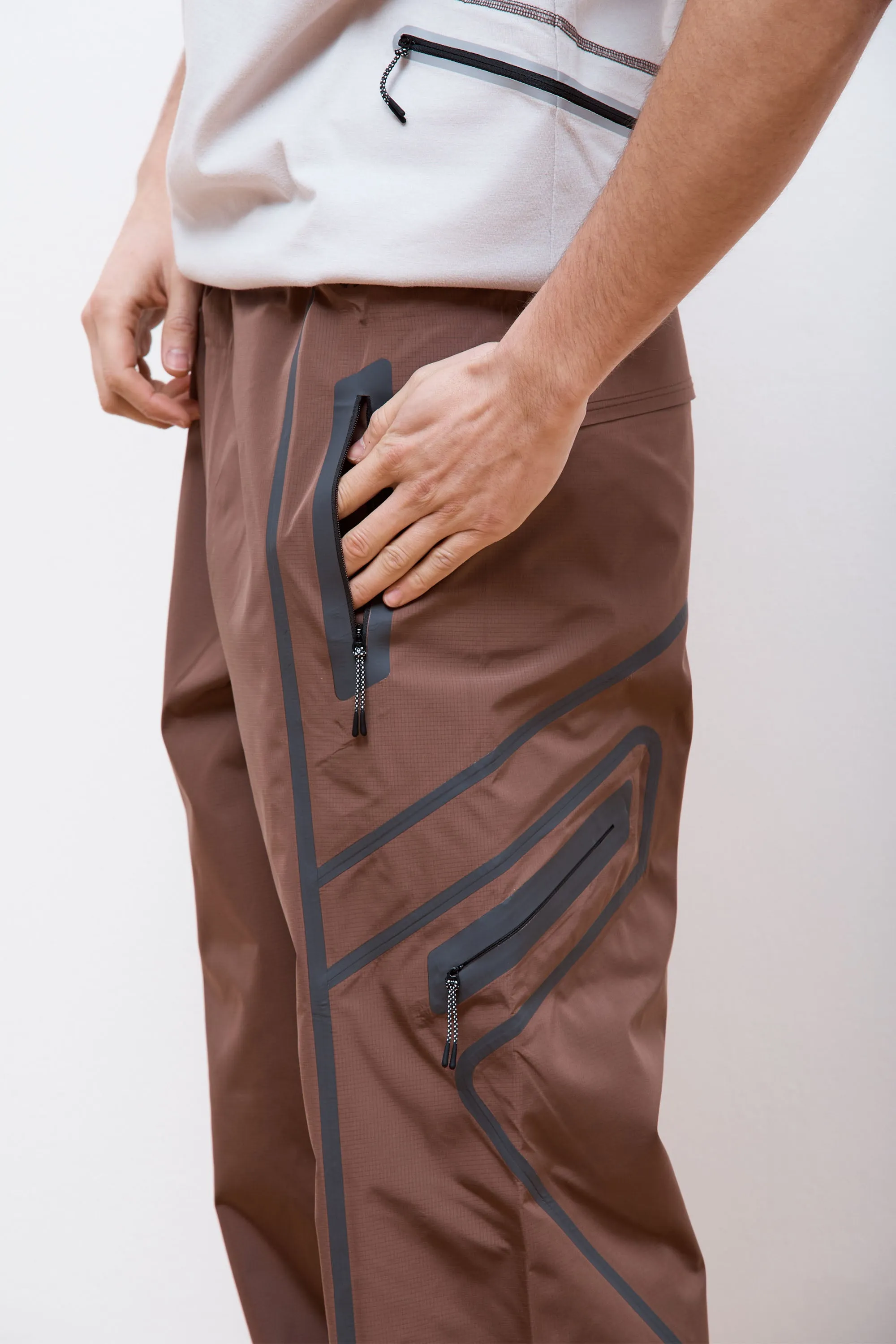 Hardshell Pants US Brown