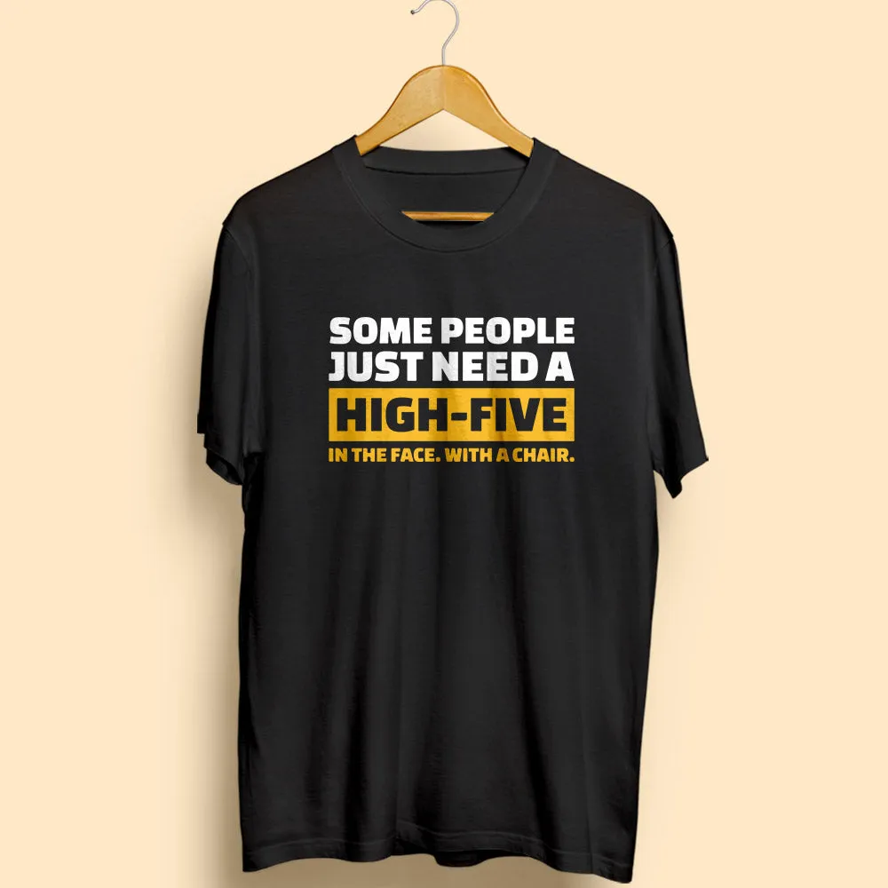 High Five Half Sleeve T-Shirt