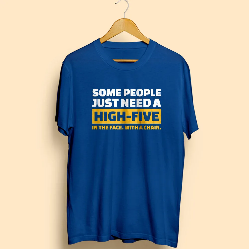 High Five Half Sleeve T-Shirt