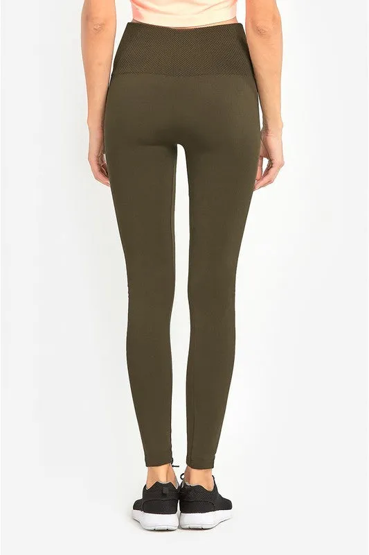 HIGH WAIST FLEECE LEGGINGS (OS AND PLUS)