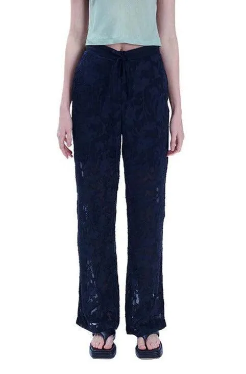 Jacquard Floral Pants