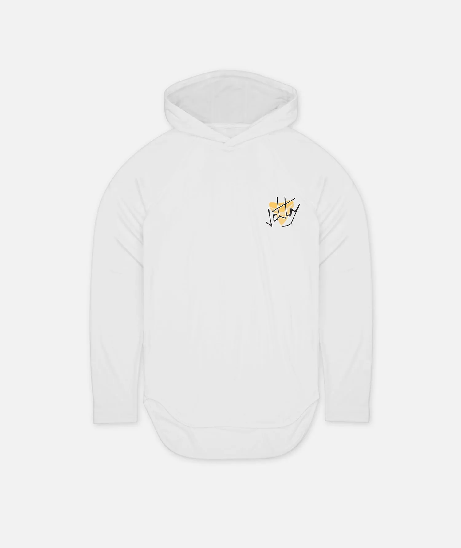 Jaws UV Hoodie - White