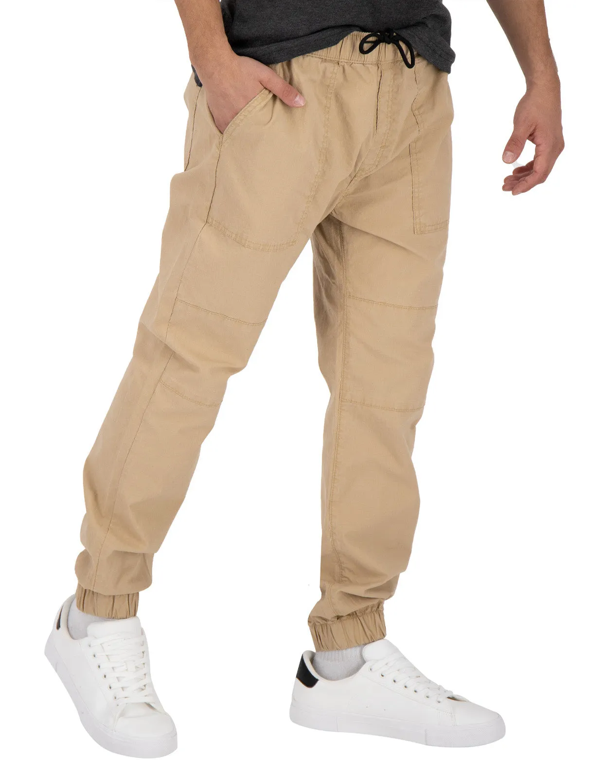 Jogger Fashion de Gabardina Premium - Caqui