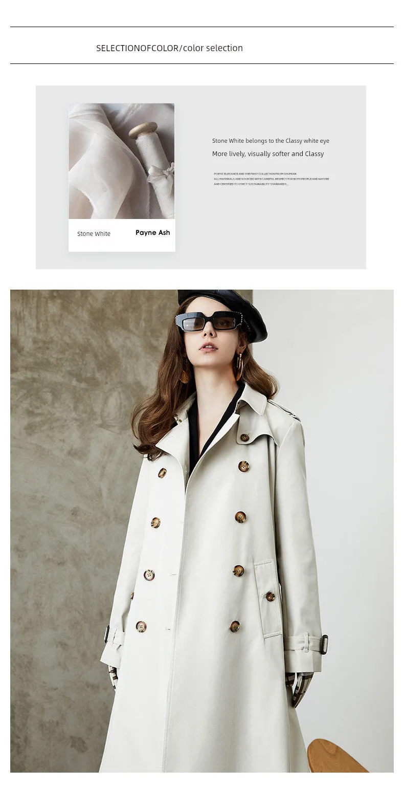 Mid Length Long Length Trench Coat