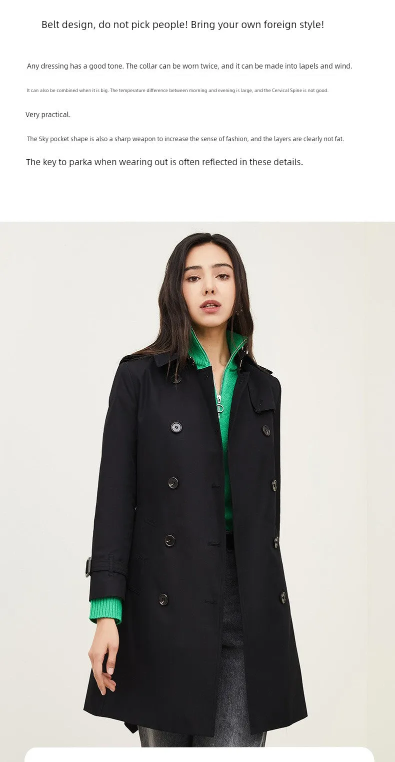 Mid Length Long Length Trench Coat