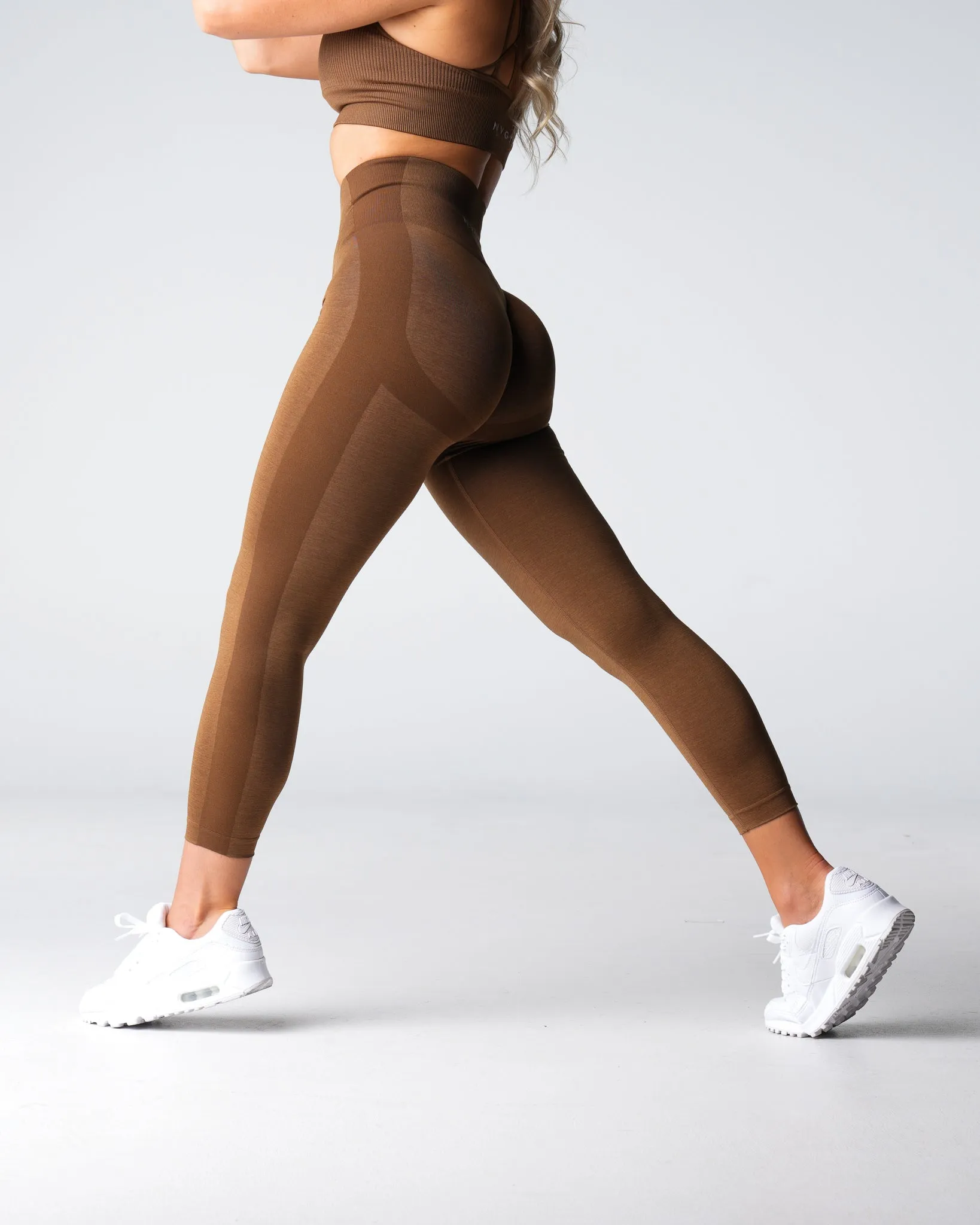 Mocha Performance Seamless Leggings