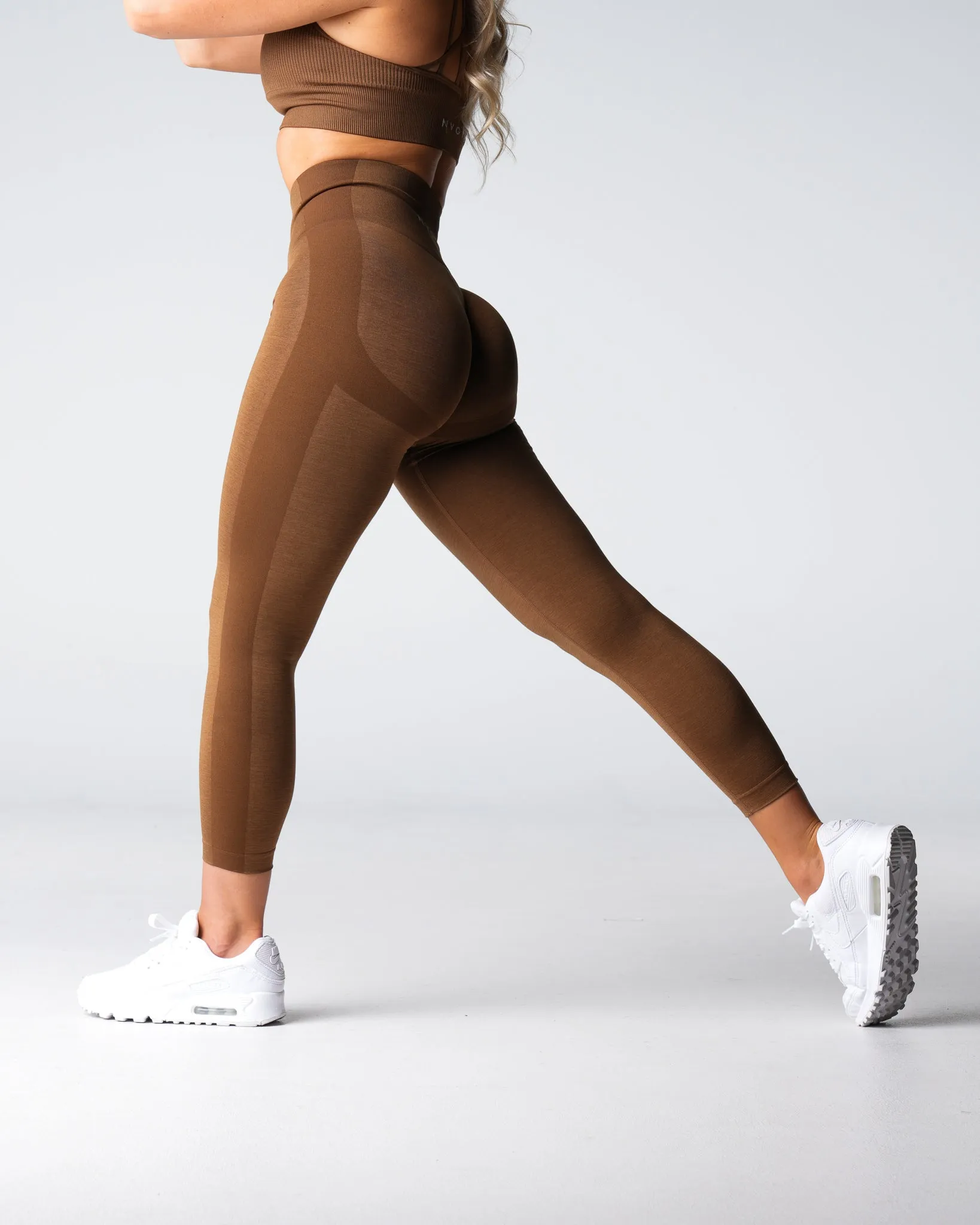 Mocha Performance Seamless Leggings