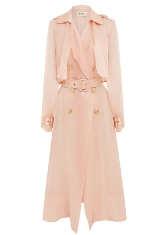 MOS - Clio Trench Coat - Blush - last one