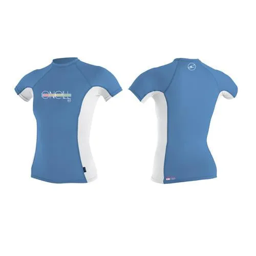 O'Neill Girls Premium Rash Vest Short Sleeved