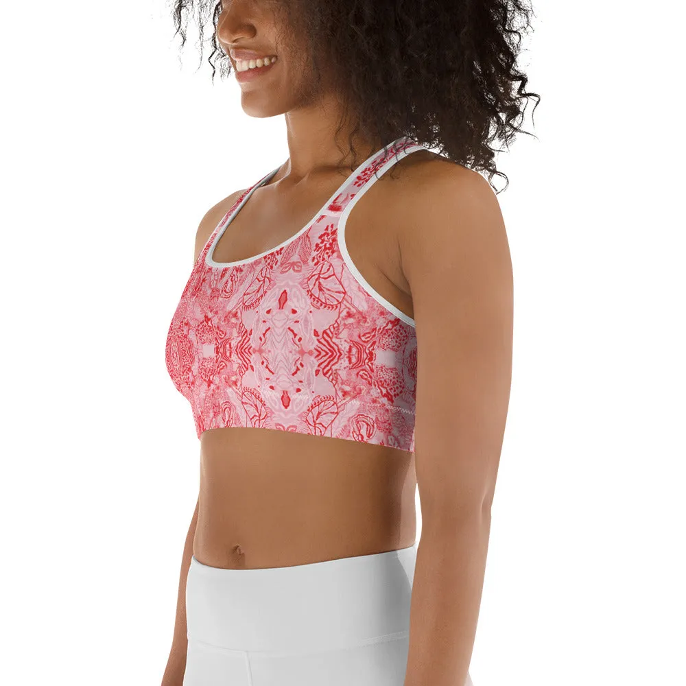 Pink Palisades Sports bra for women XS-2XL