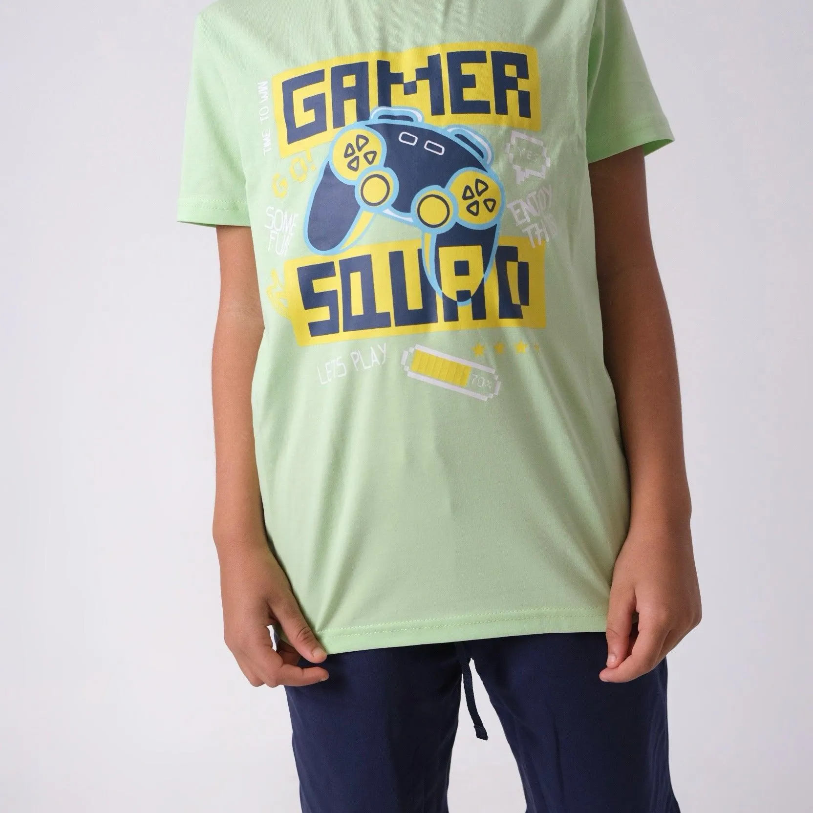 "Gamer Squad" Short-Sleeved Pajama