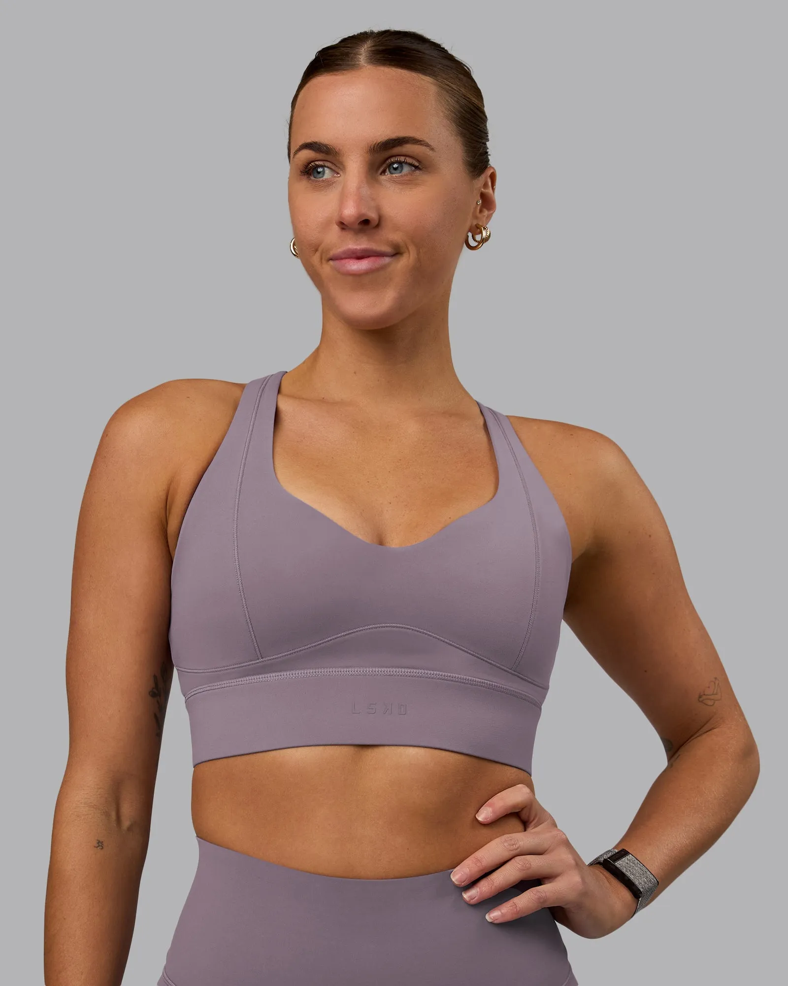 Sculpt Sports Bra - Purple Sage