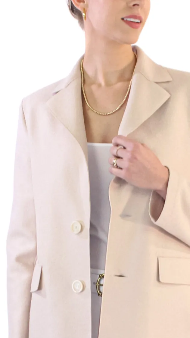 Short Coat - Cream