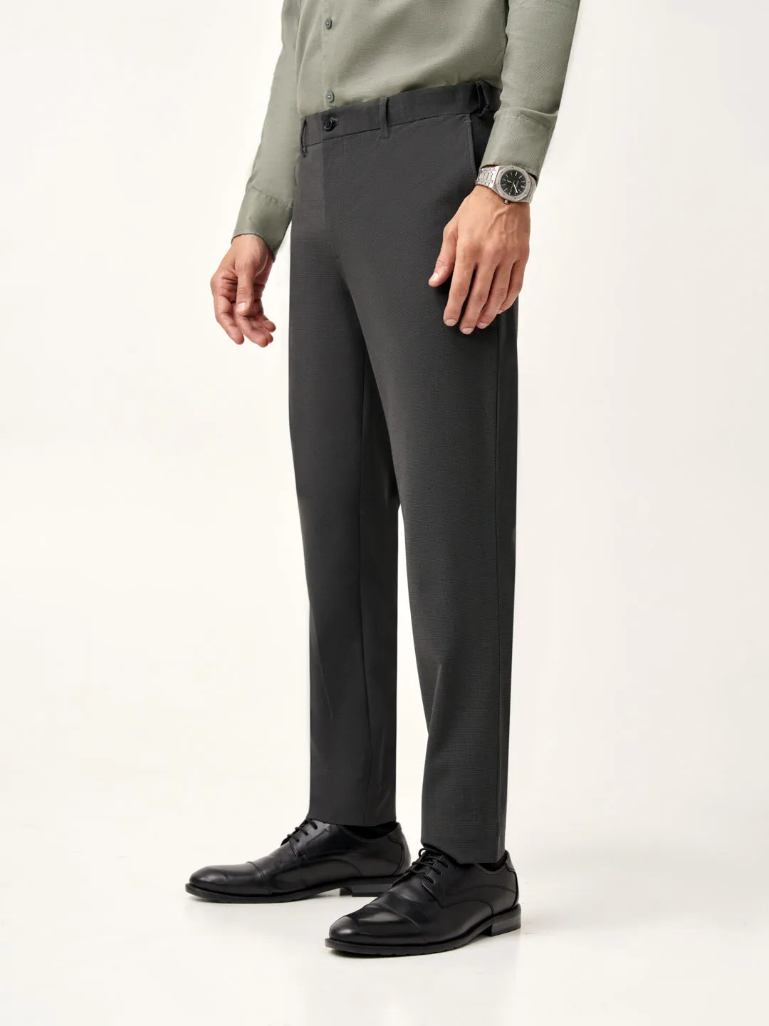 Slate Grey Houndstooth Pants