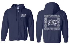 Traditional Navy Zip Hoodie