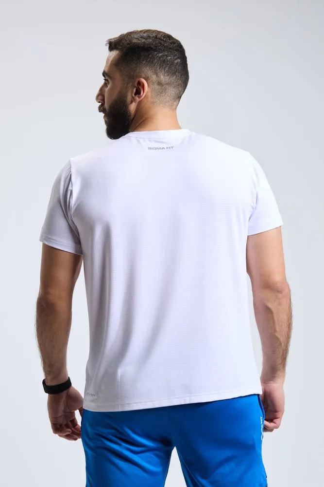 White Racket Sports Tee