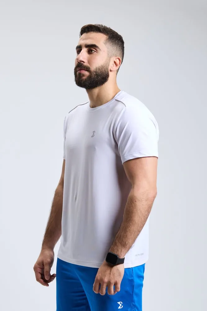 White Racket Sports Tee